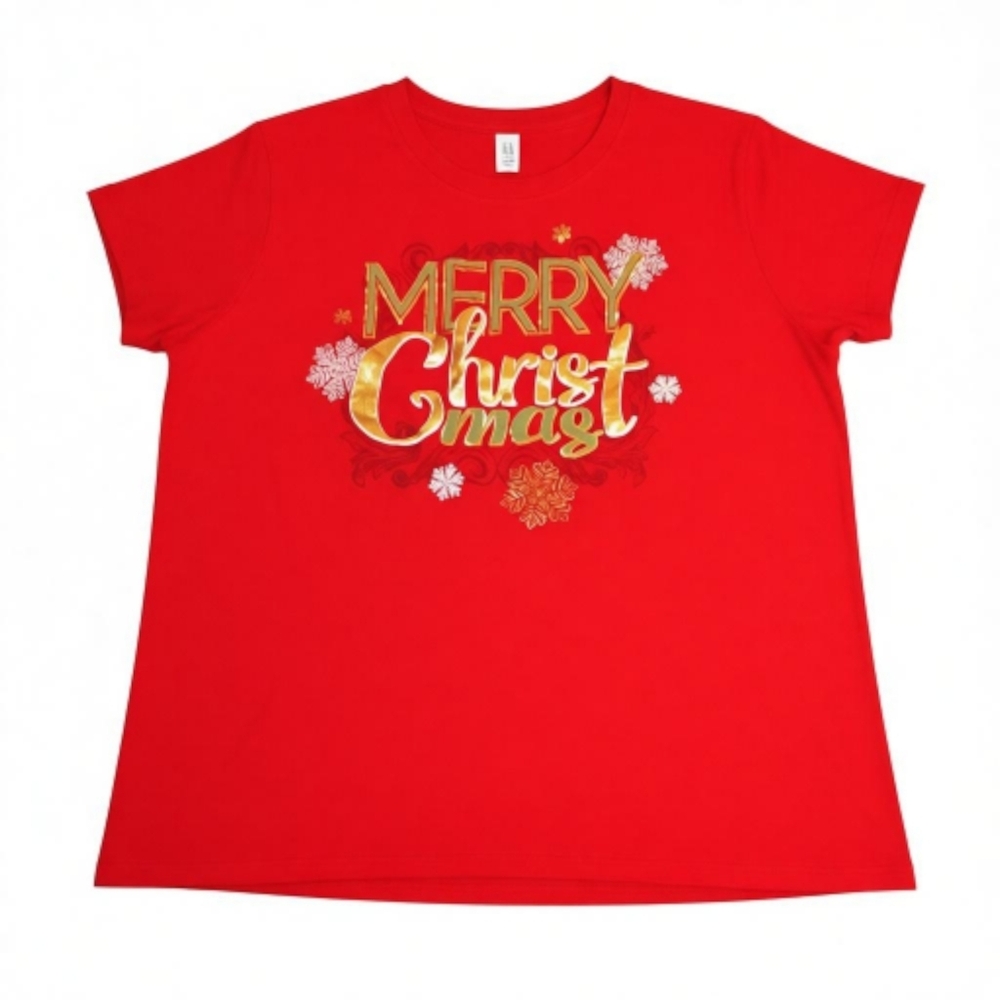 Red Merry Christmas Kids T-Shirt